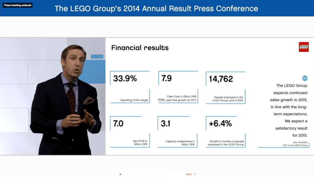 LEGO ude med endnu et regnskab - 7 milliarder efter skat for 2014