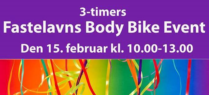 BI Body Bike afholder 3-timer Fastelavns Body Bike Event