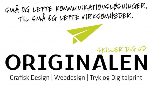 ORIGINALEN - Grafisk design, Webdesign, Tryk og digitalprint i Billund: Små og lette kommunikationsløsninger, til små og lette virksomheder.