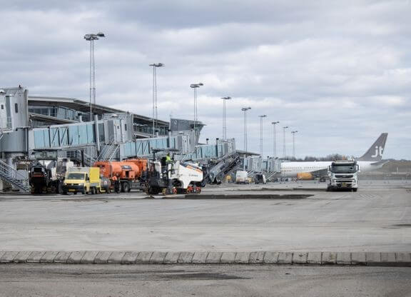 Historisk stilhed i Billund Lufthavn