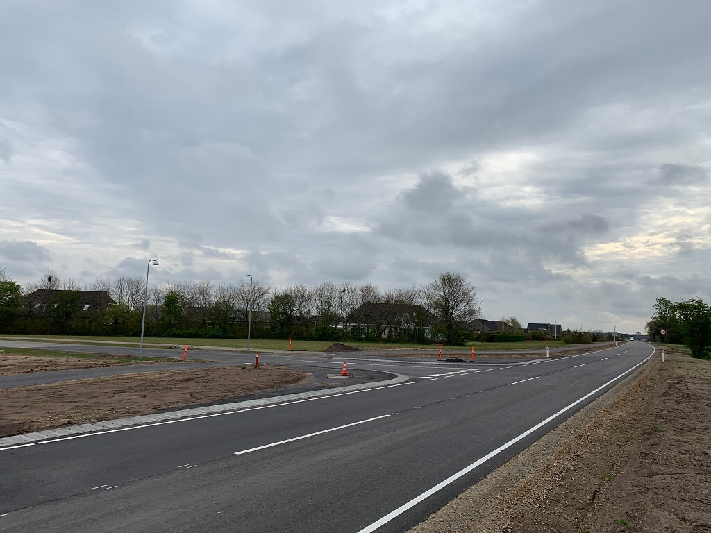 Grenevej igen åben for trafik mellem Koldingvej og Engdraget