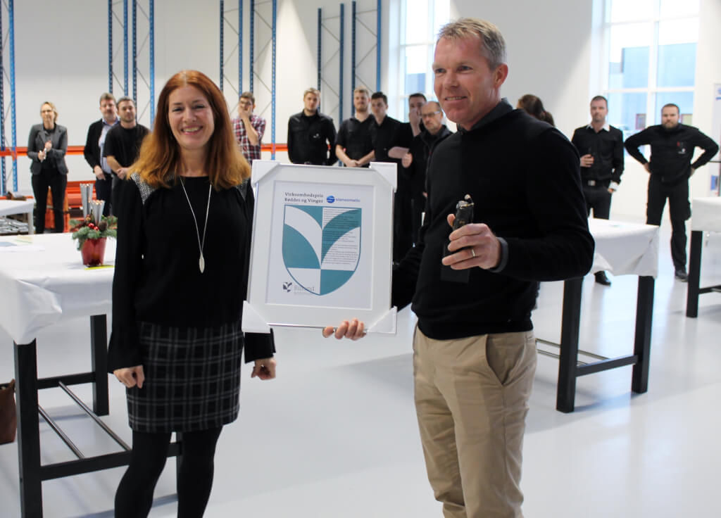 Stansomatic får prisen som årets sociale virksomhed i Billund Kommune