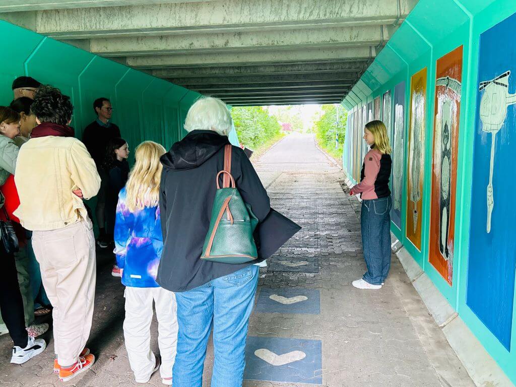 Knald på farverne i tunnel under Møllevej