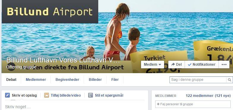 Lokal facebook-gruppe vil forsvare Ryanair i Billund