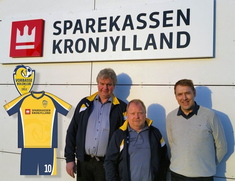 Sparekassen Kronjylland ny hovedsponsor i Vorbasse Boldklub