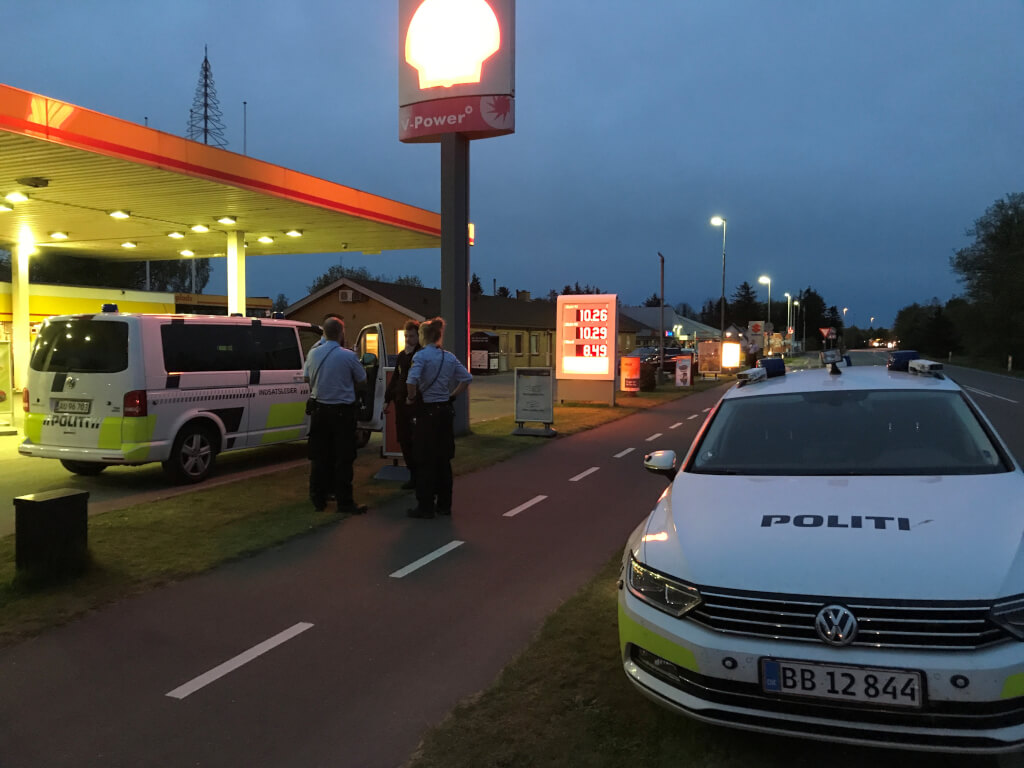 Væbnet røveri på Shell i Billund