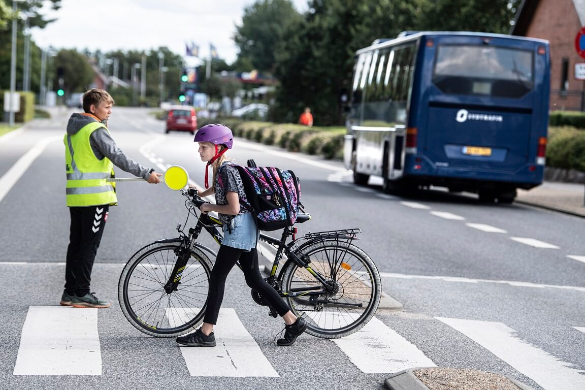 Godt nyt for trafik­sikker­heden for børn og unge i Billund Kommune